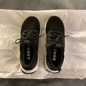 Black and White Adidas Ultra Boost
